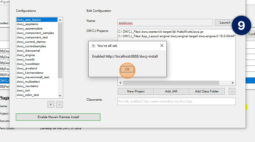 Plugin manager configuration