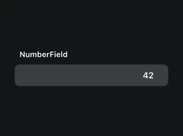 NumberField