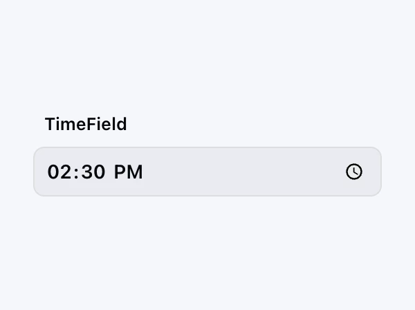 TimeField