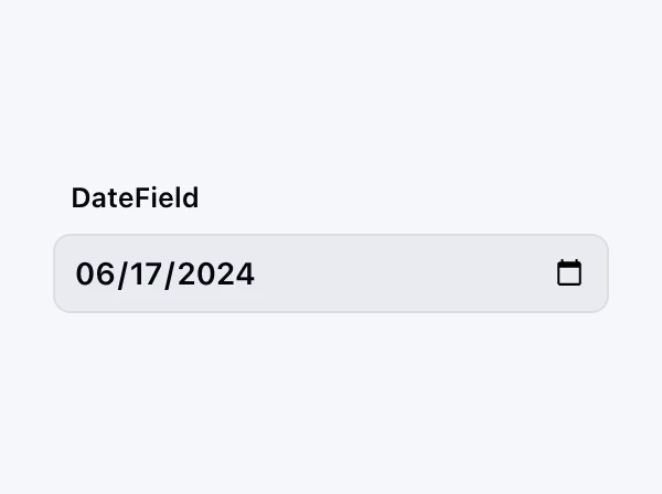 DateField