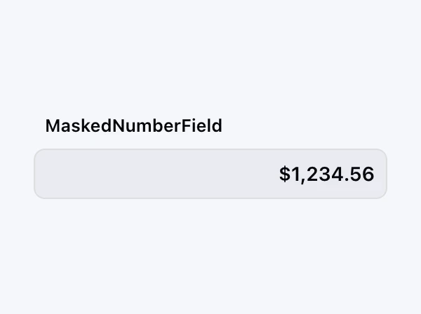 <span style='color: var(--ifm-color-primary)'>Masked</span>NumberField