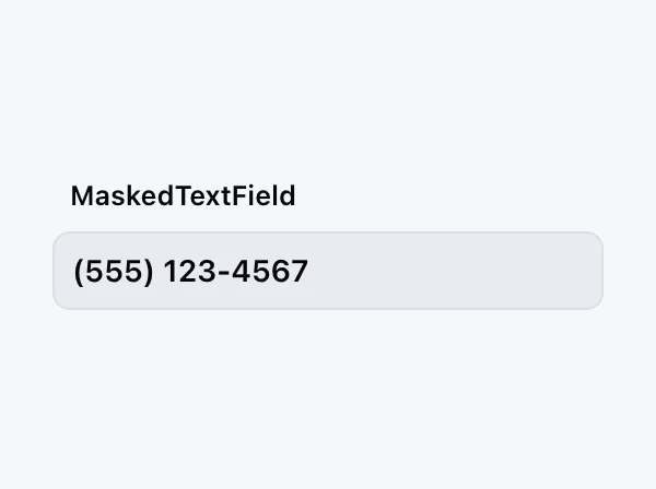 <span style='color: var(--ifm-color-primary)'>Masked</span>TextField