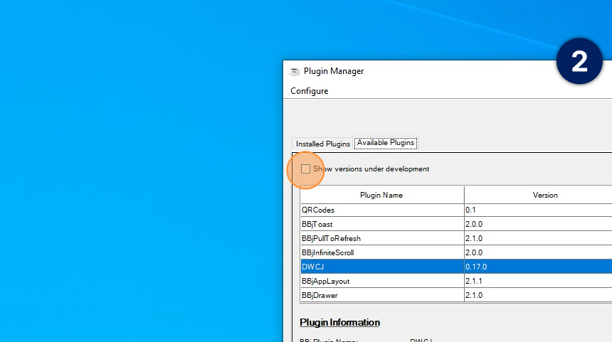 Plugin manager configuratie
