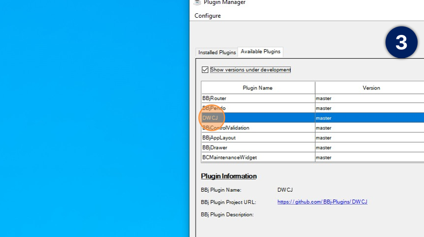 Plugin manager configuratie