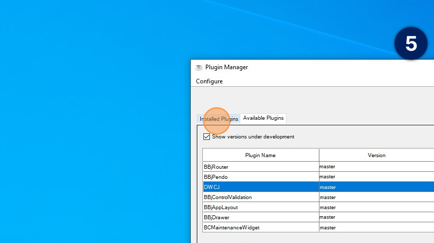 Plugin manager configuratie